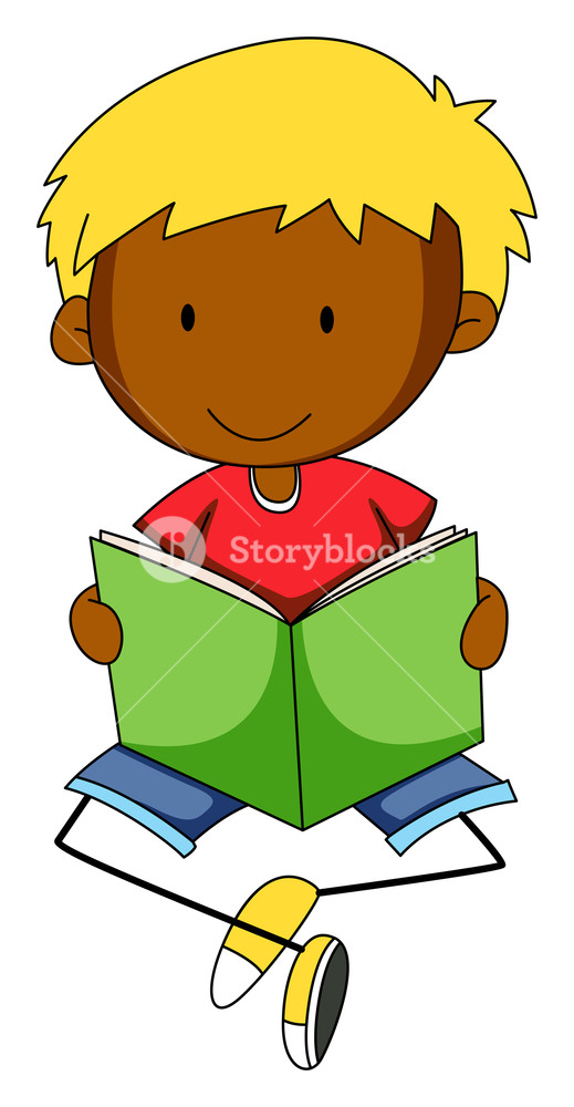 Boy Reading Book Clipart | Free download on ClipArtMag