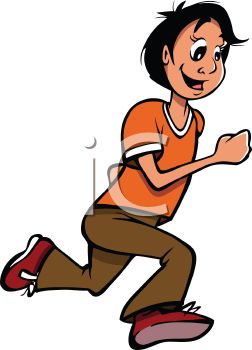 252x350 Happy Boy Running