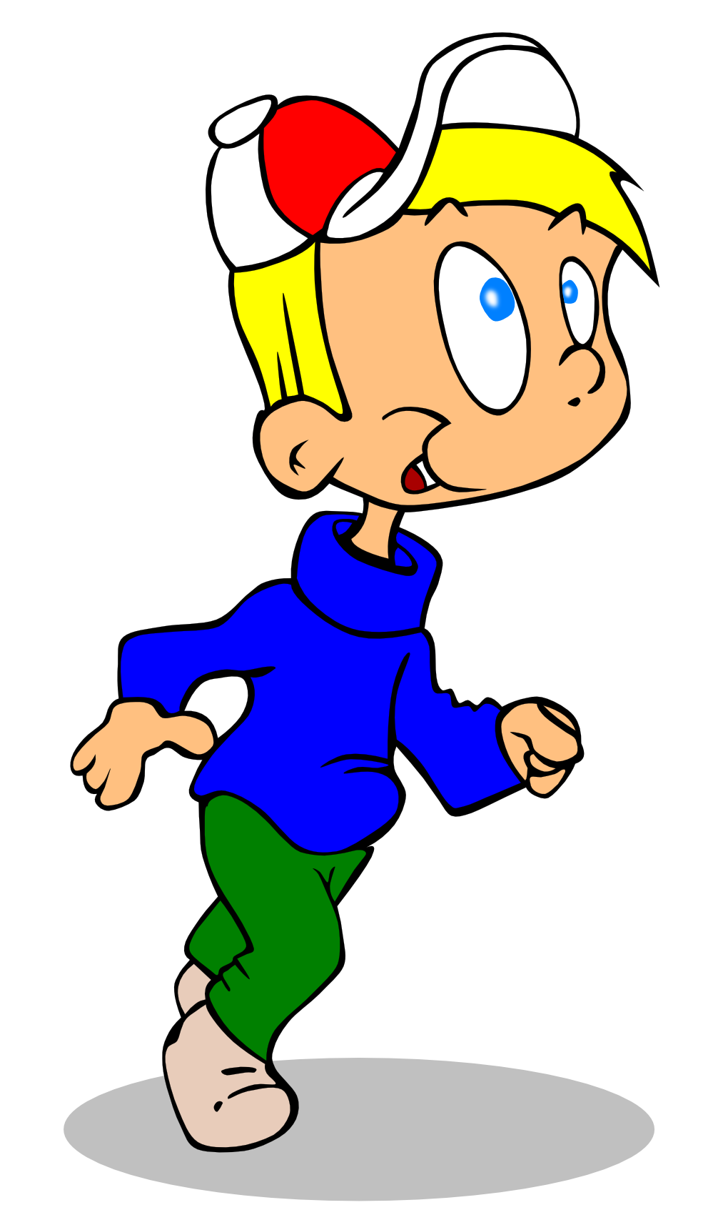 999x1721 Clip Art Boy Running Svg