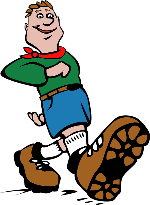 526x720 Hiking Clipart Boy Scout