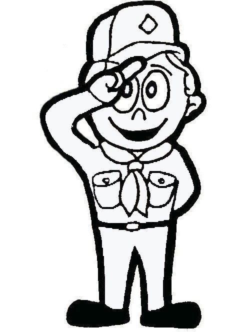 488x664 Cub Scout Clip Art Black And White 101 Clip Art