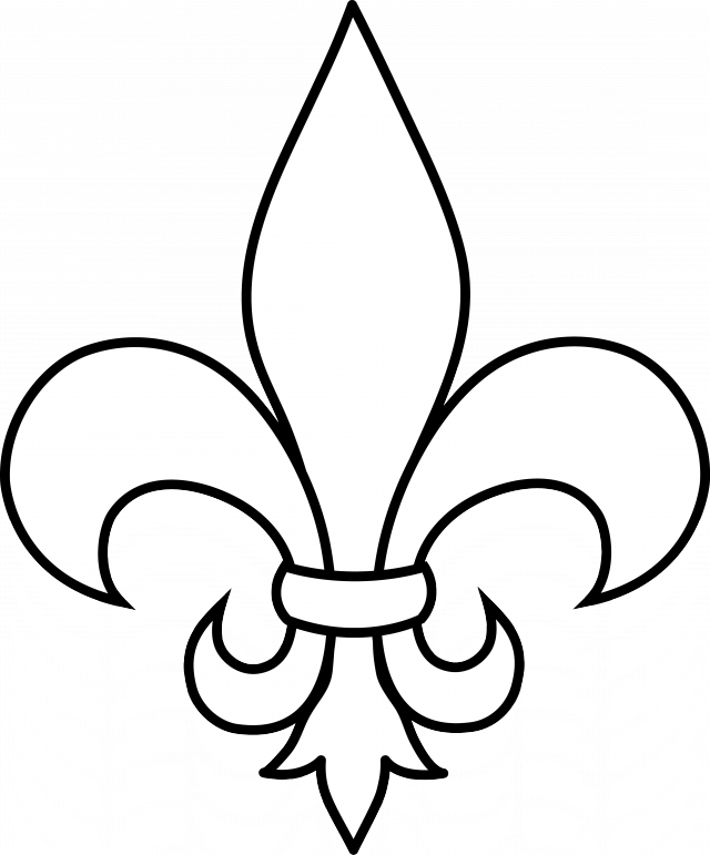 640x771 Fleur De Lis Clip Art Images Illustrations Photos 4