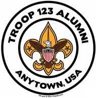 190x194 Boy Scout Troop Stickers