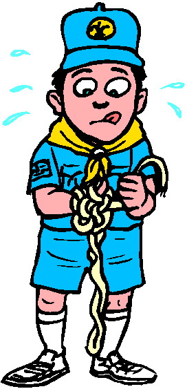 272x563 Free Cartoon Boy Scout Clipart