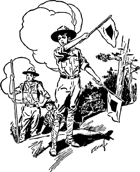 486x594 Boy Scout Clipart Vector Free