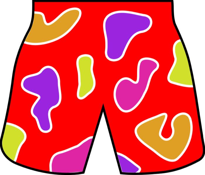 700x597 Summer Shorts Clipart