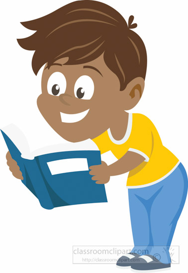 378x550 Little Boy Clipart Book