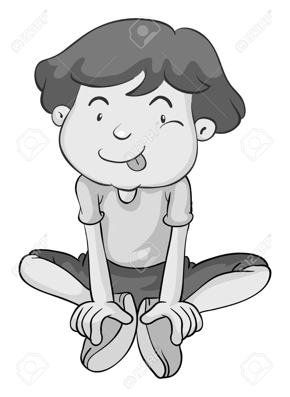 951x1300 Boy Sitting On Floor Clipart