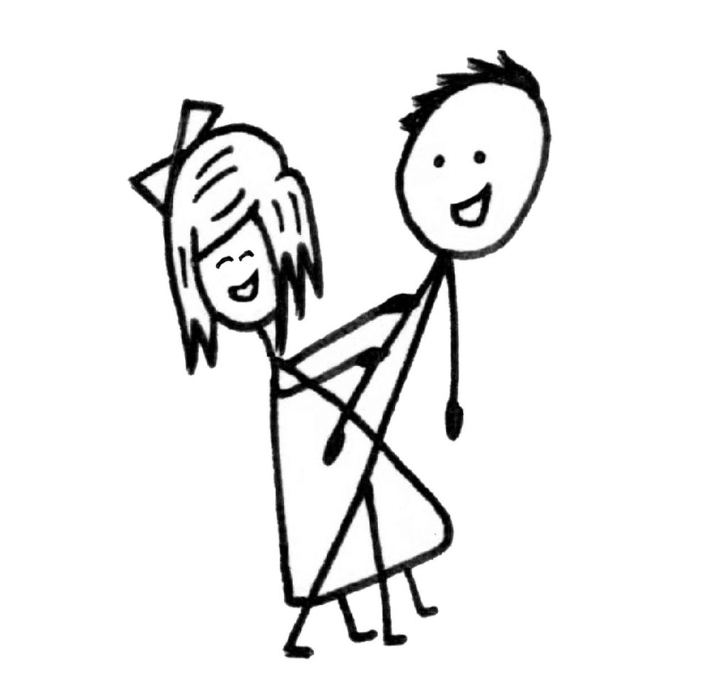 1024x968 Girl Behind Boy Stick Figure By Viratsaluja