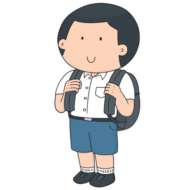 612x612 Uniform Clipart Animated Student