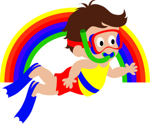 300x248 Snorkeling Clipart Image