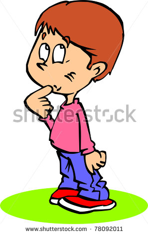 297x470 Boy Thinking Clipart