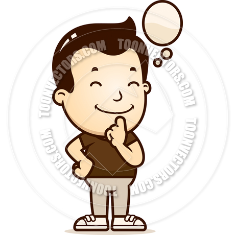 460x460 Cartoon Boy Thinking By Cory Thoman Toon Vectors Eps