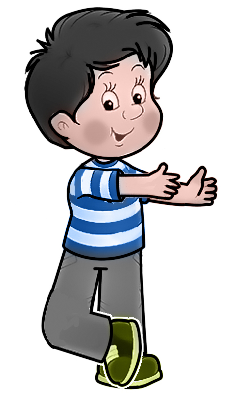 479x801 Boy With Book Clipart