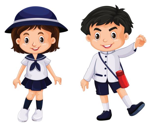 612x517 School Uniform Designs Boys And Girls Clipart
