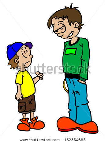 343x470 Boy Talking Clipart