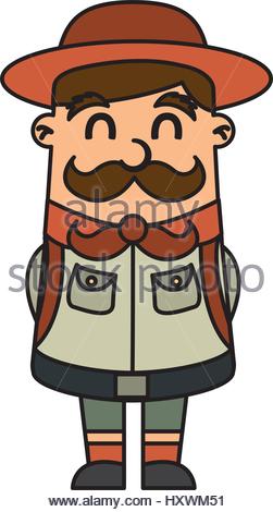 251x470 Scout Boy Cartoon Icon Vector Illustration Stock Vector Art