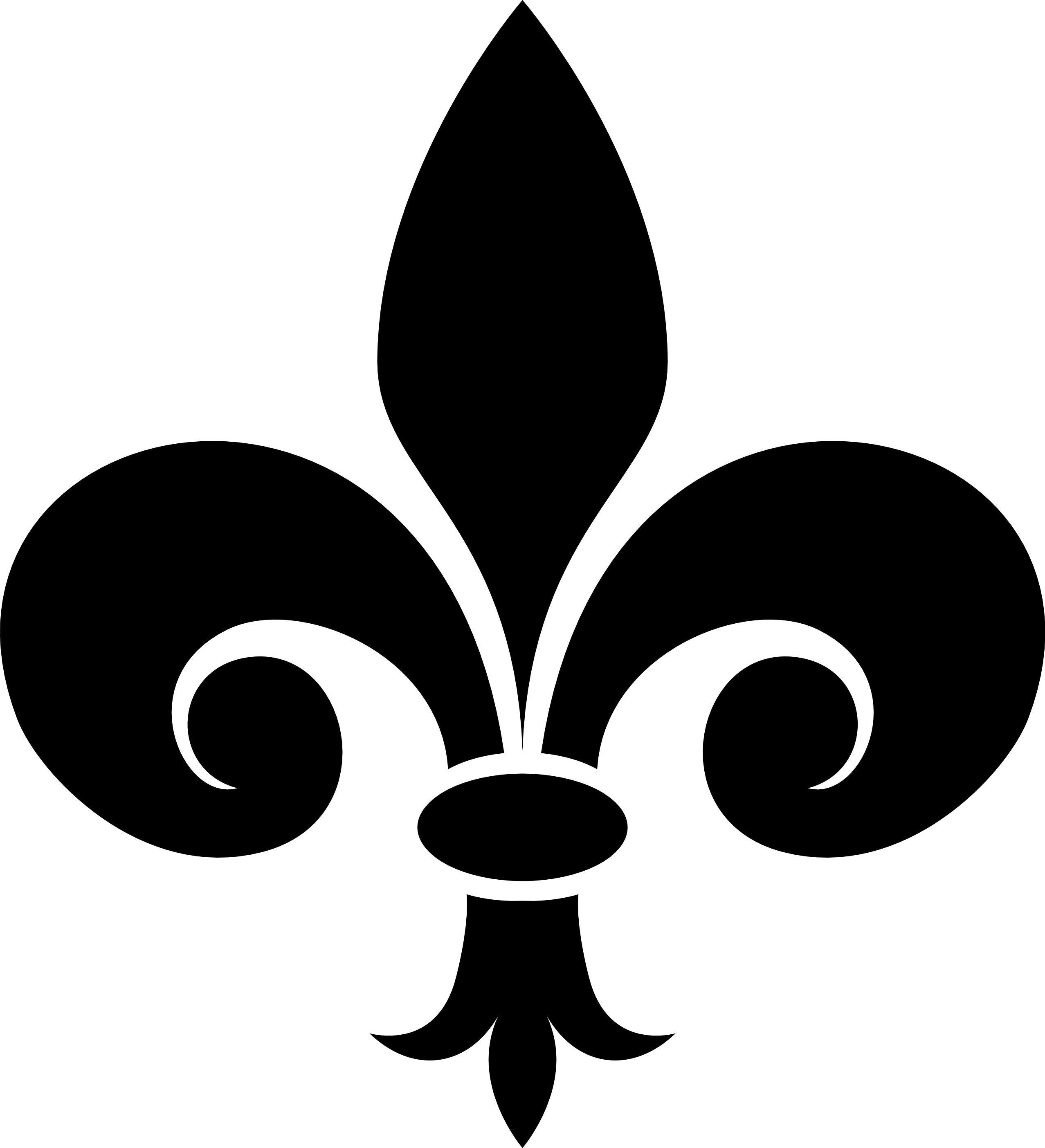 2555x2807 Fleur De Lis Boy Scout Clipart Opaque