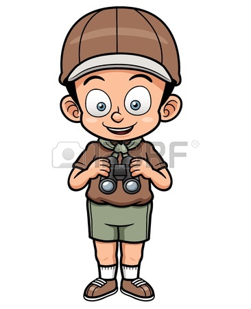 366x450 Boy Scout With Camping Tent Royalty Free Cliparts, Vectors,