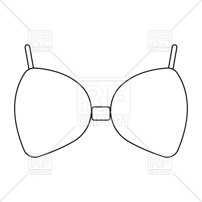400x400 Bra Outline