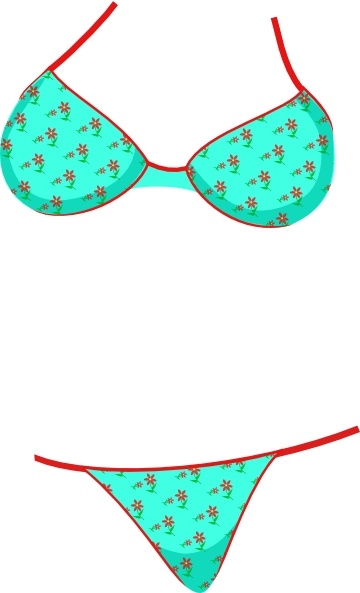 360x593 Bikini Clip Art Free Vector In Open Office Drawing Svg ( Svg