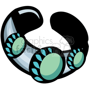 300x300 Royalty Free Native American Ring Or Bracelet 374249 Vector Clip