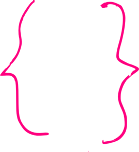 270x297 Pink Bracket Frame Clipart My Site