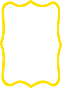 210x299 Yellow Frame Clip Art