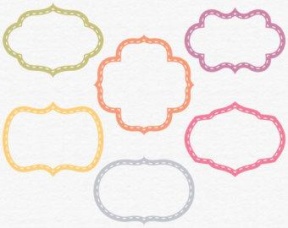 288x228 Pink Bracket Frame Clipart Outline