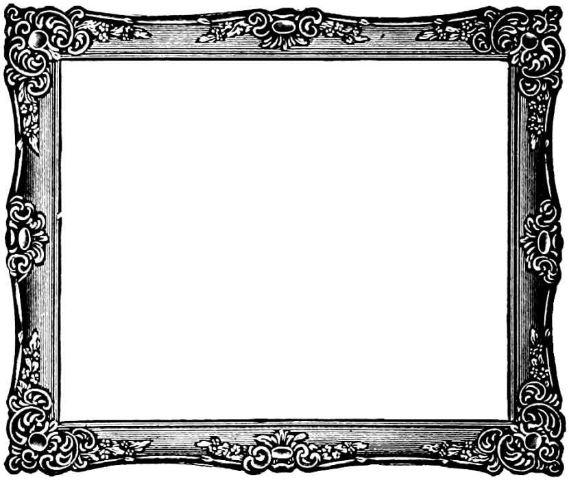 830x701 Picture Frame Clip Art