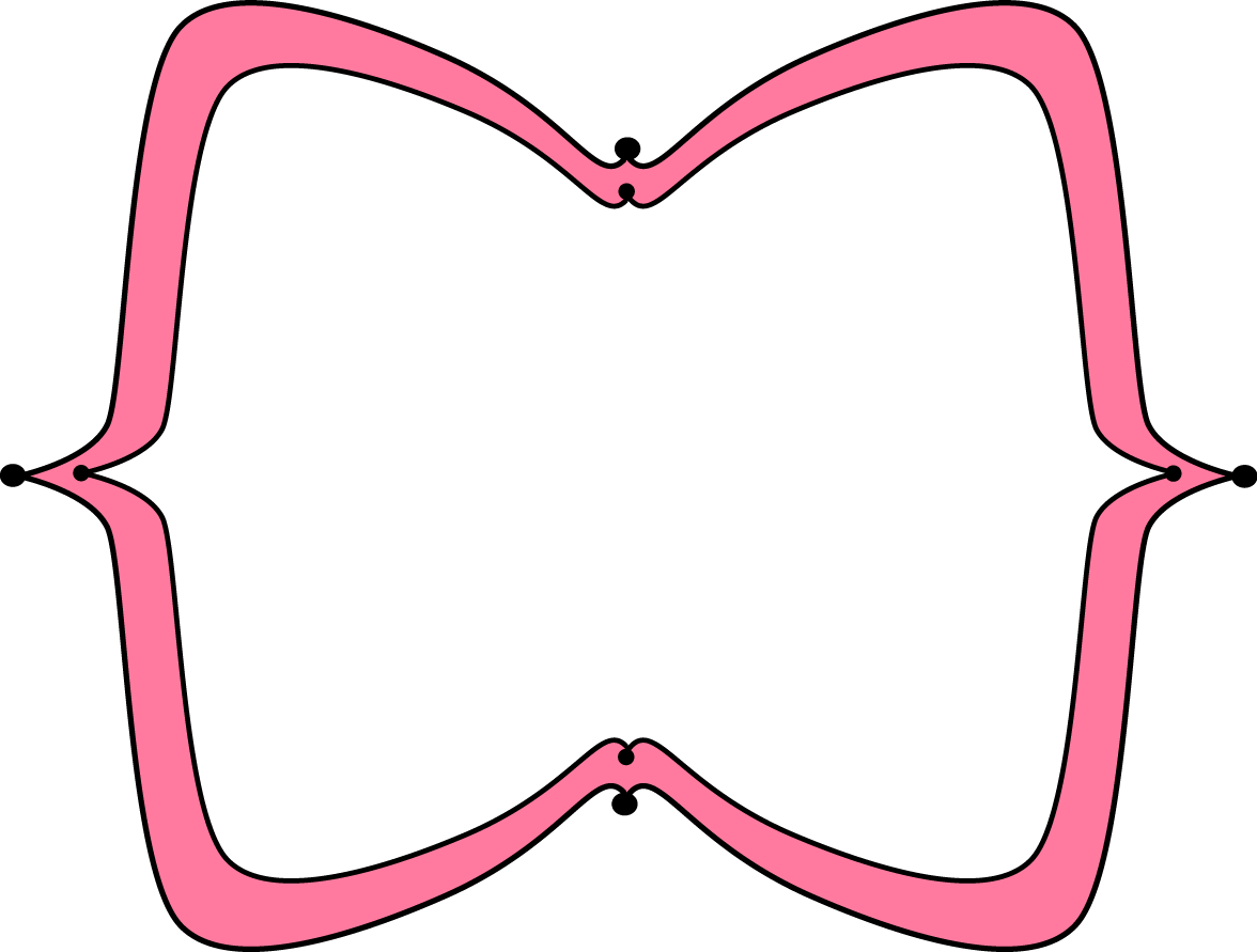 1176x891 Pink Wide Pointy Frame