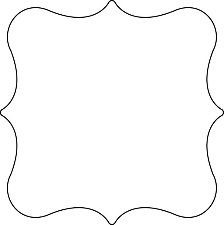 736x737 Shapes Clipart Frame