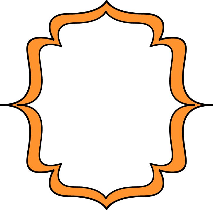 725x713 Orange Clipart Picture Frame