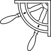 169x170 Clipart Of , Border, Bracket, Corner, Helm, Nautical, U12201552