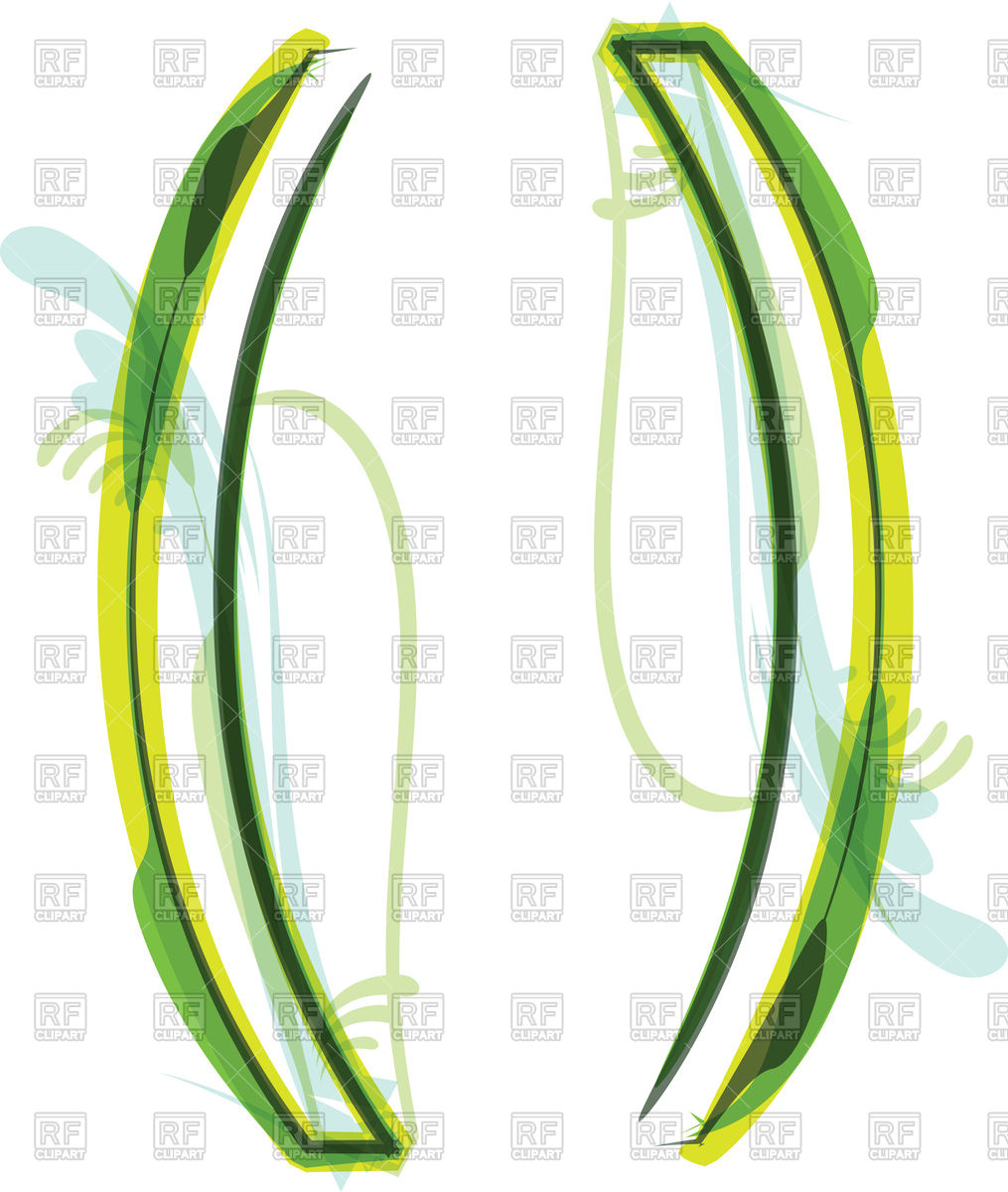 1015x1200 Green Parentheses