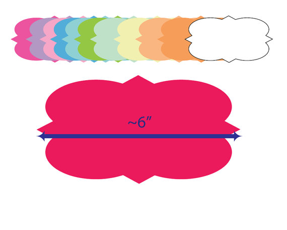 570x456 Instant Download Clipart Frames Png, Rectangular Shape, Ready