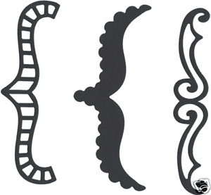 300x277 Quickutz Lifestyle Crafts 4x4 Single Die Brackets Fancy, 3 Designs