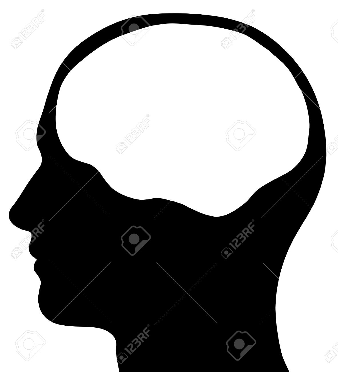 1181x1300 Silhouette Clipart Brain