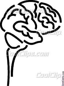221x300 Human Brain Vector Clip Art
