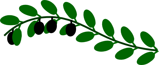 512x212 Olive Branch Clip Art