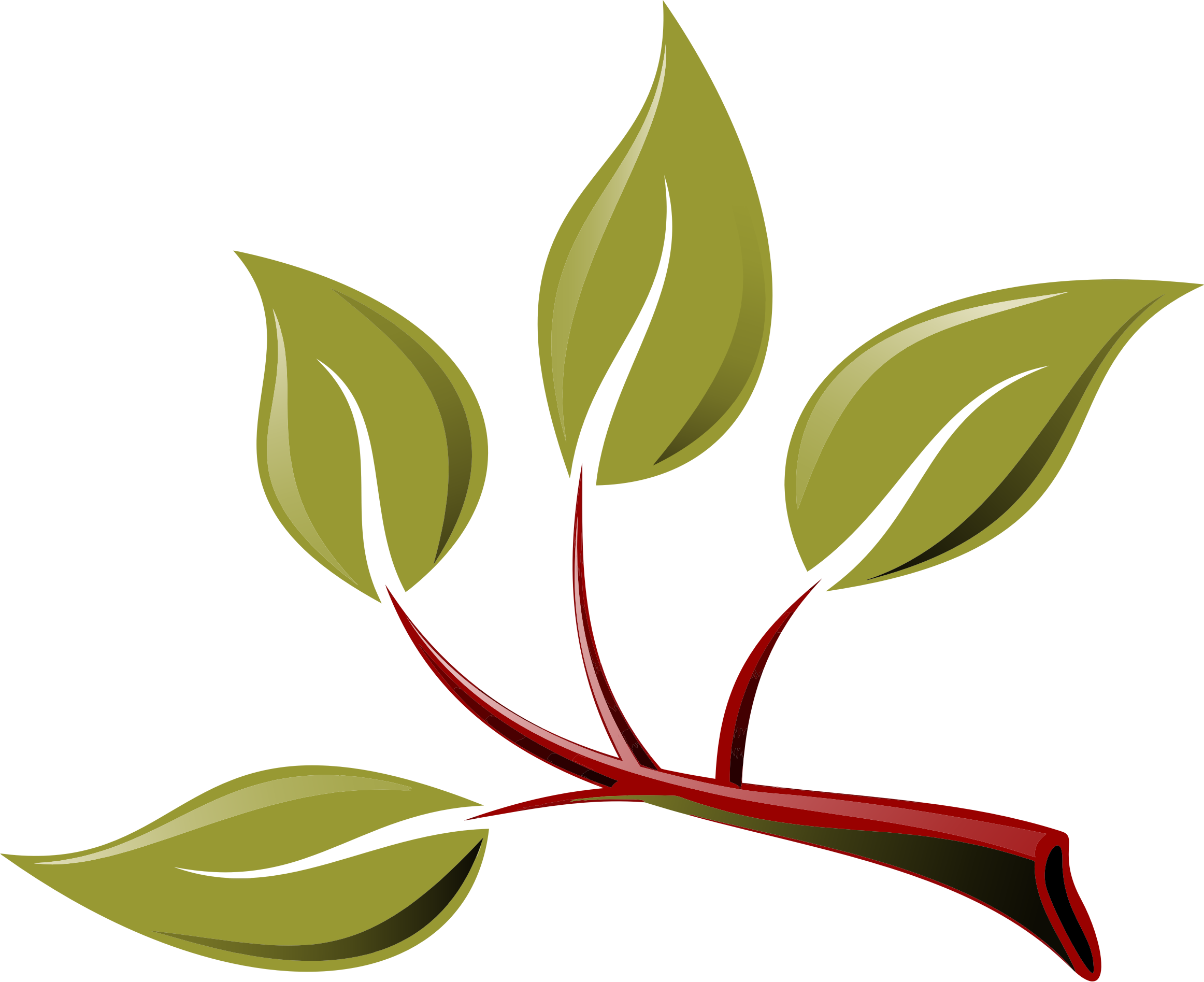 2324x1895 Branch Clipart Leaf Branch