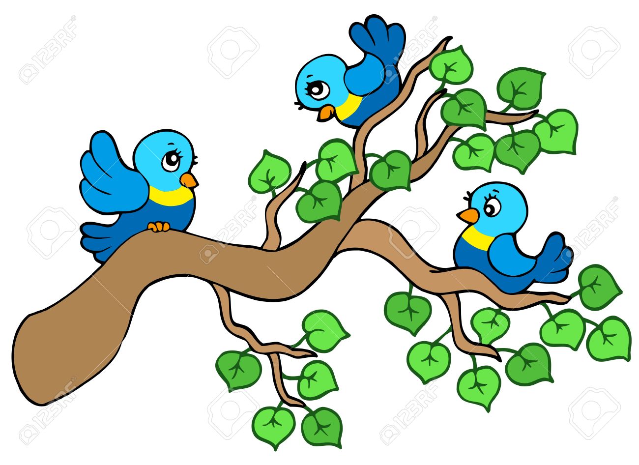 1300x946 Tree Clipart Three Branch