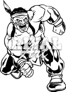 217x300 Indian Brave Clipart