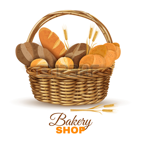 450x450 Basket Clipart Bread