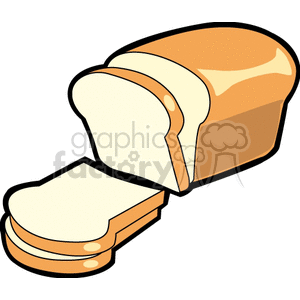 300x300 Royalty Free Sliced Bread 141834 Vector Clip Art Image