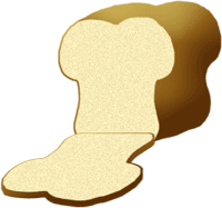 200x187 Slice Of Bread Clipart Banana Nut Bread Clip