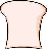 160x170 Bread Slice Clip Art
