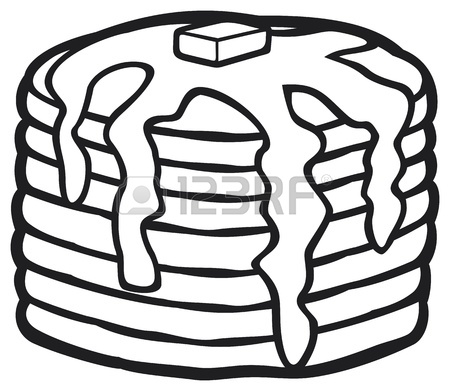 450x391 Breakfast Border Black And White Clipart