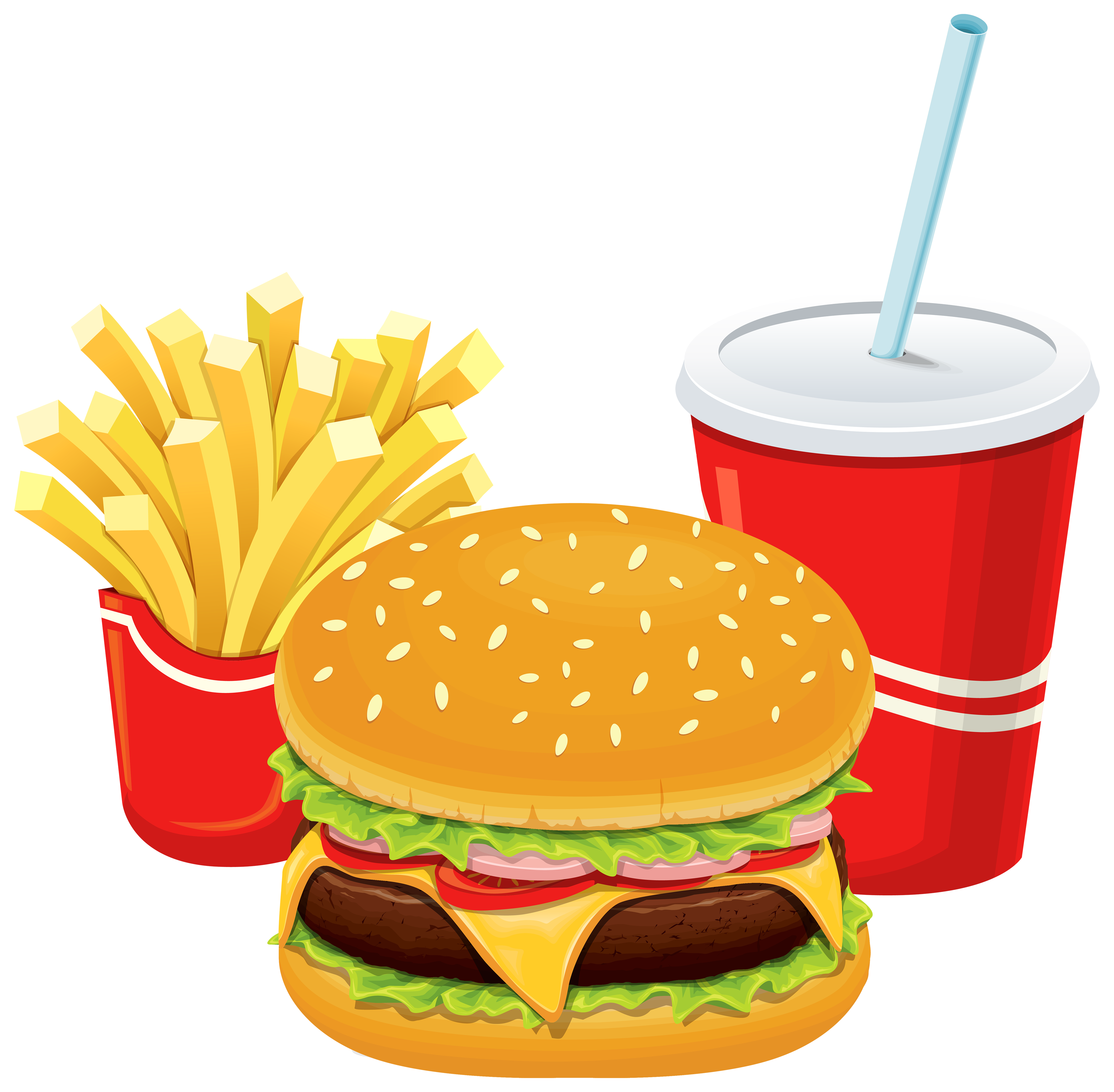 4000x3921 Breakfast Clipart Junk Food