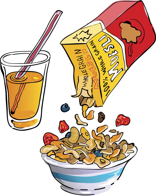 666x833 Free Breakfast Clipart Image